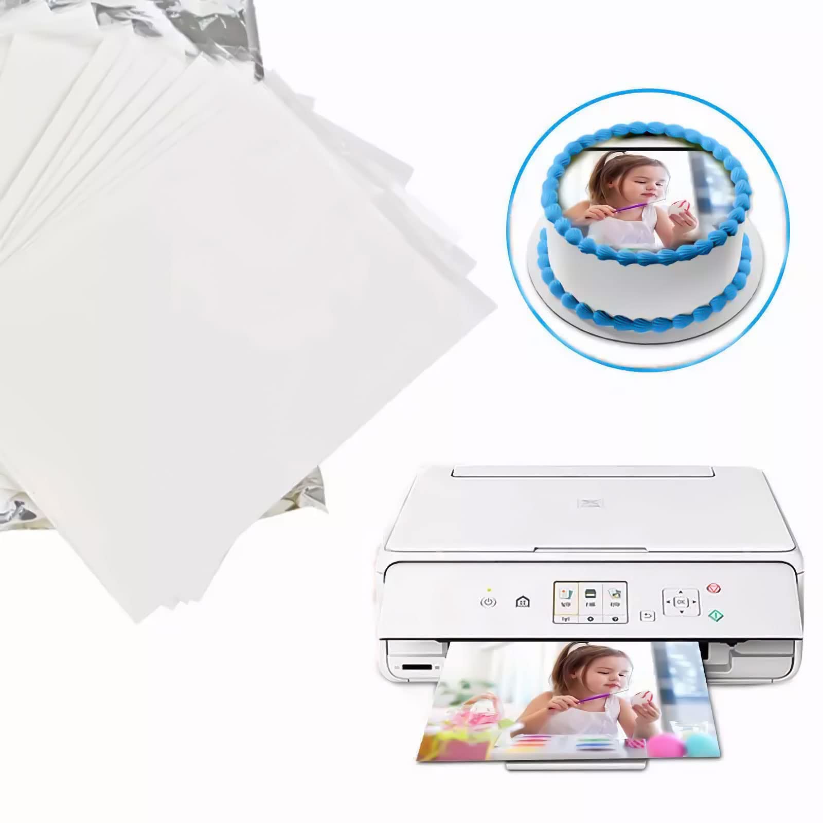 Allergen free vegan friendly edible paper packaging