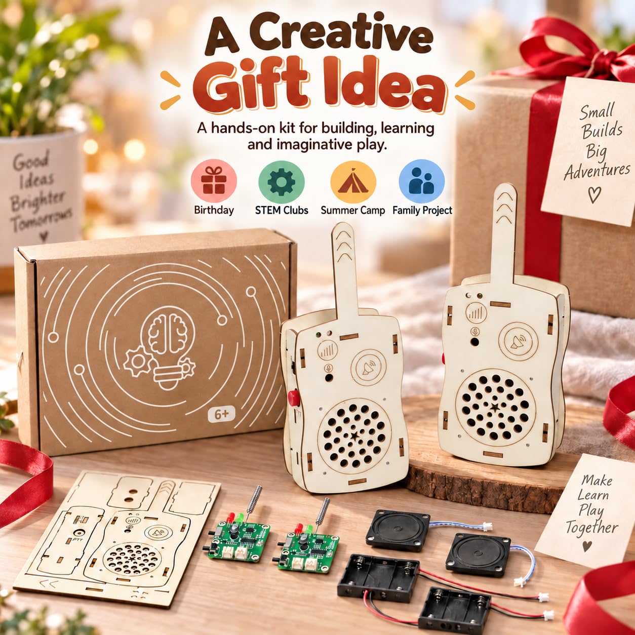 Educational walkie talkie kit for kids image