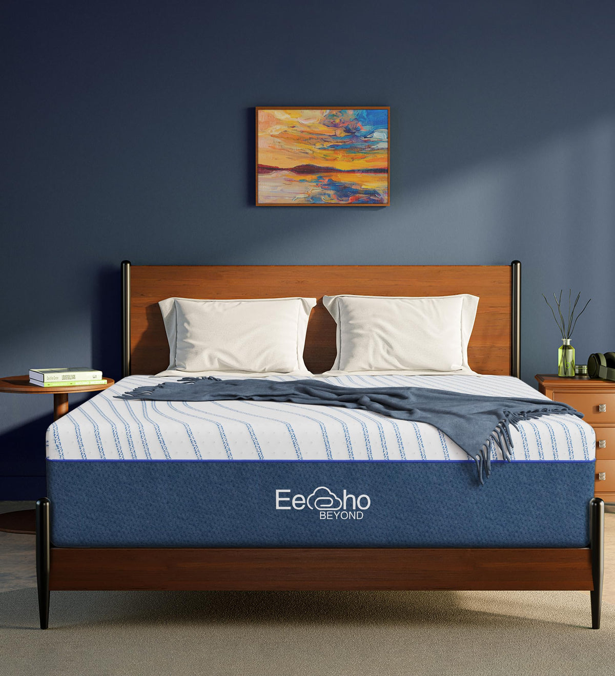 eechobeyond queen mattress 12inch front view