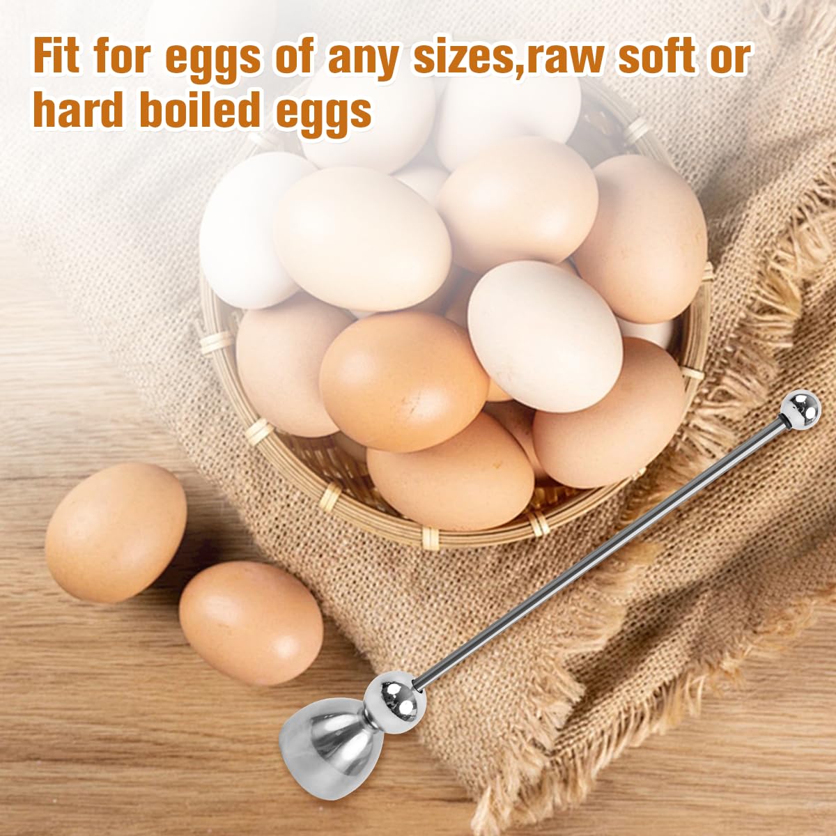 Egg cutter and separator for soft boiled eggs