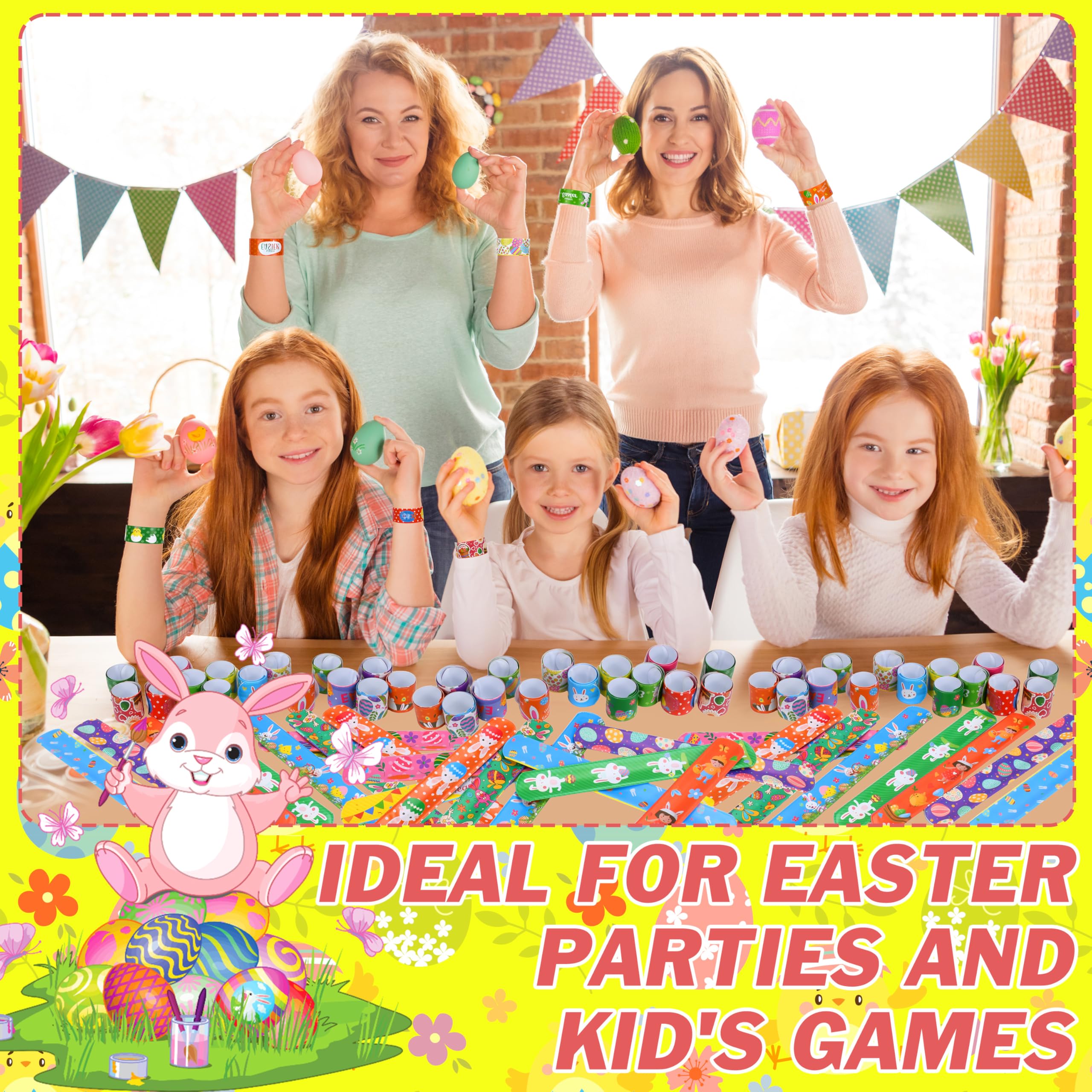 Bright Easter bracelet bulk for party decorations and gifts