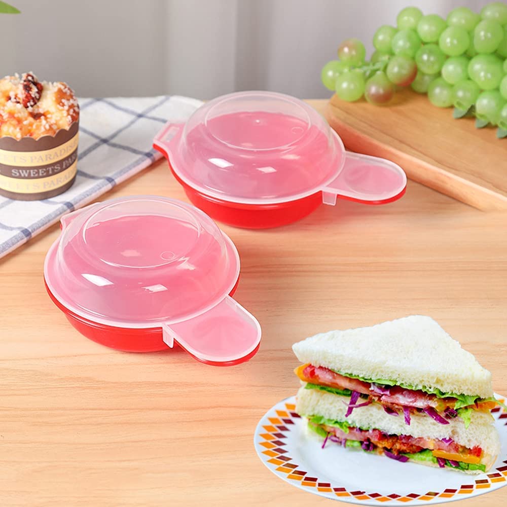 Eggwich friendly breakfast sandwich maker with microwave