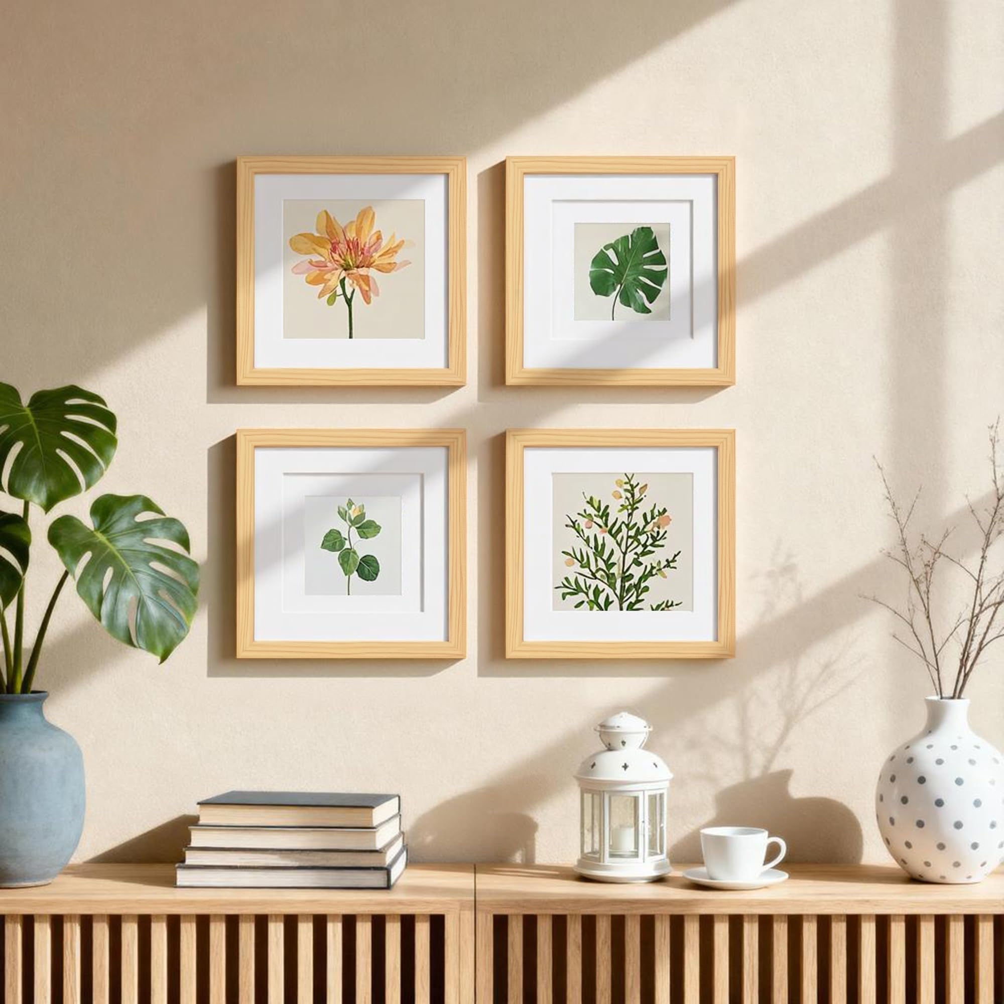 Kickstand easel for desktop display on any surface
