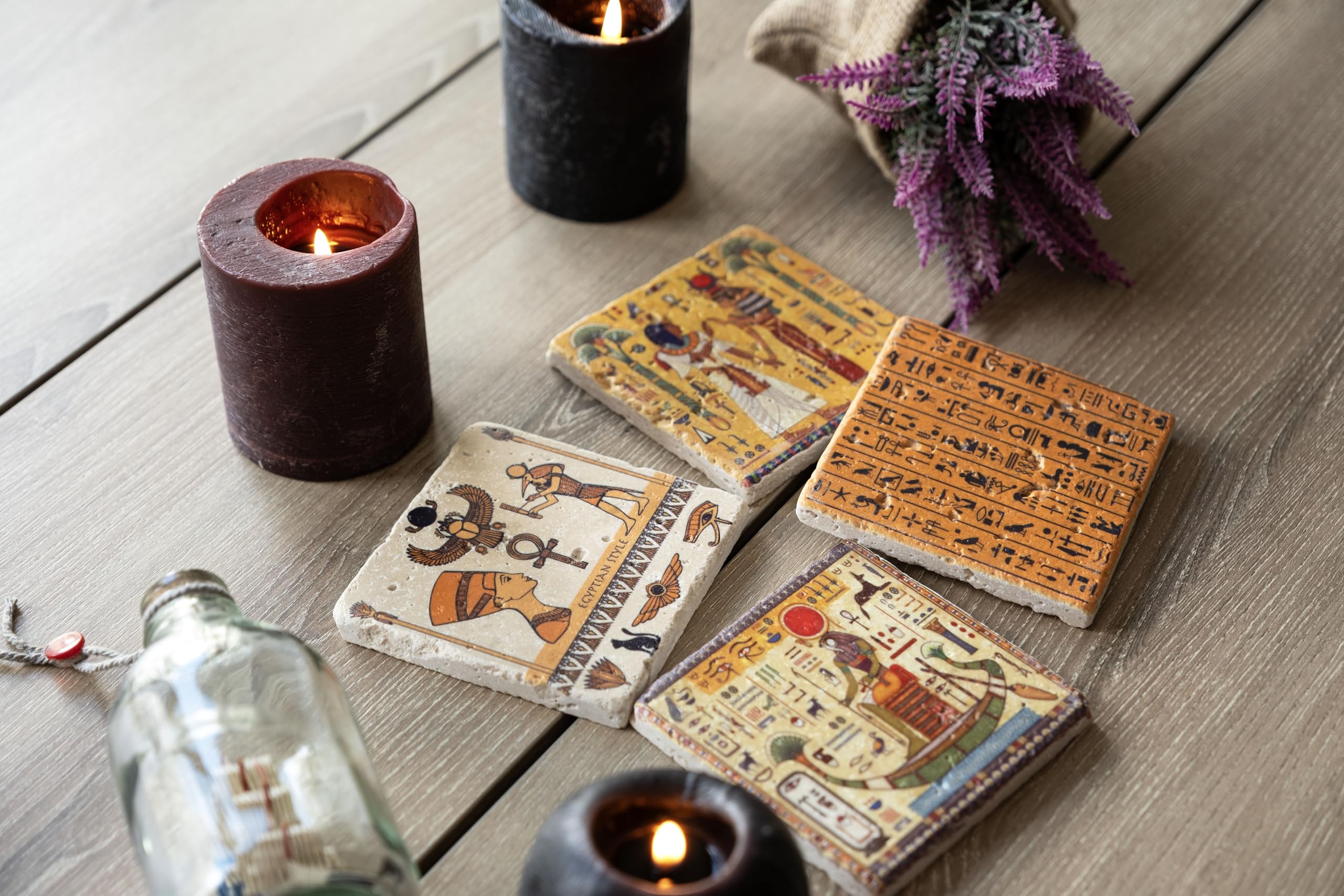 Ancient Egypt Coasters anti-scratch pads for furniture protection