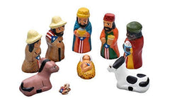 2.8 inches tall nativity scene handcrafted by Peruvian artisans