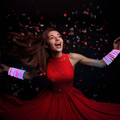 Waterproof and shatter-resistant glow sticks for outdoor use