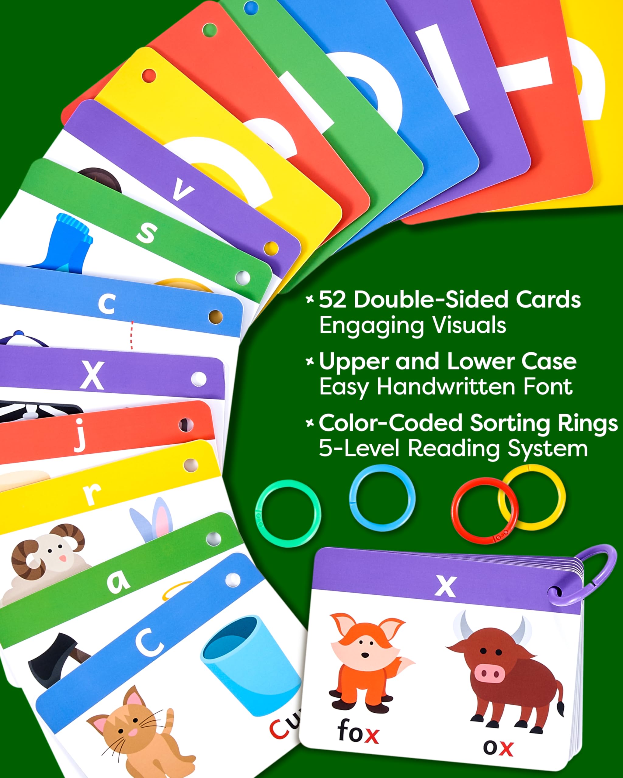 Ultra thick card stock durable learning cards