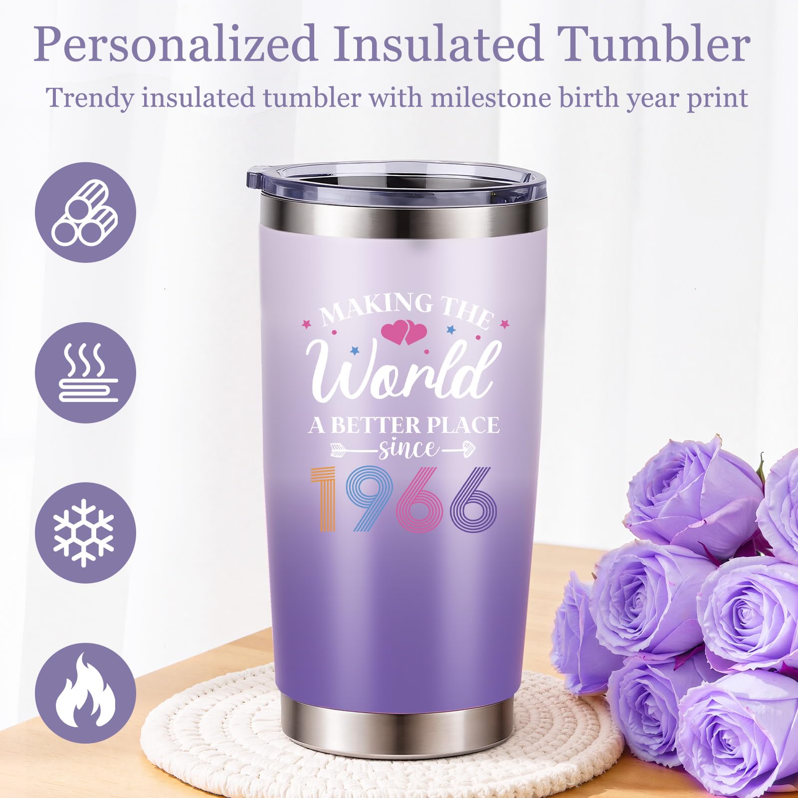 8-piece birthday gift set components