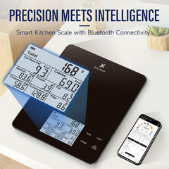 EILISON digital food scale touchscreen interface