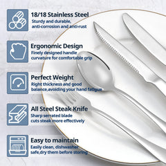 Eisinly dinner knives stainless steel