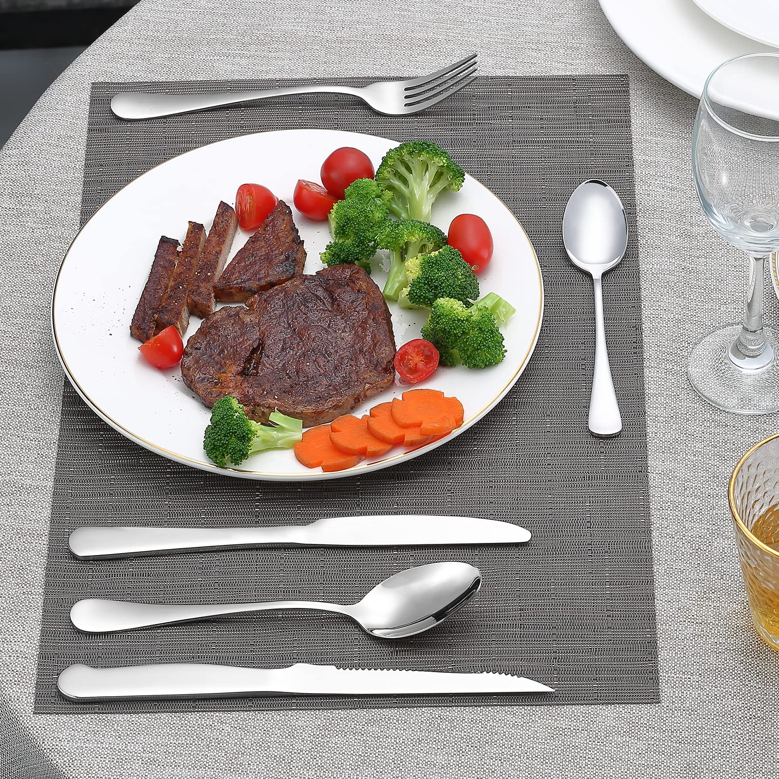 Eisinly dinner spoons stainless steel