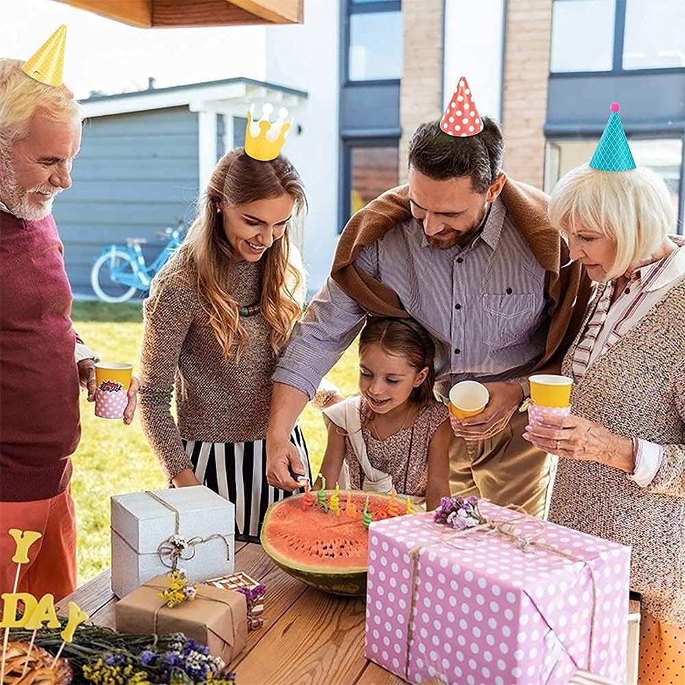 11-piece ELakiss birthday party hat set for celebrations