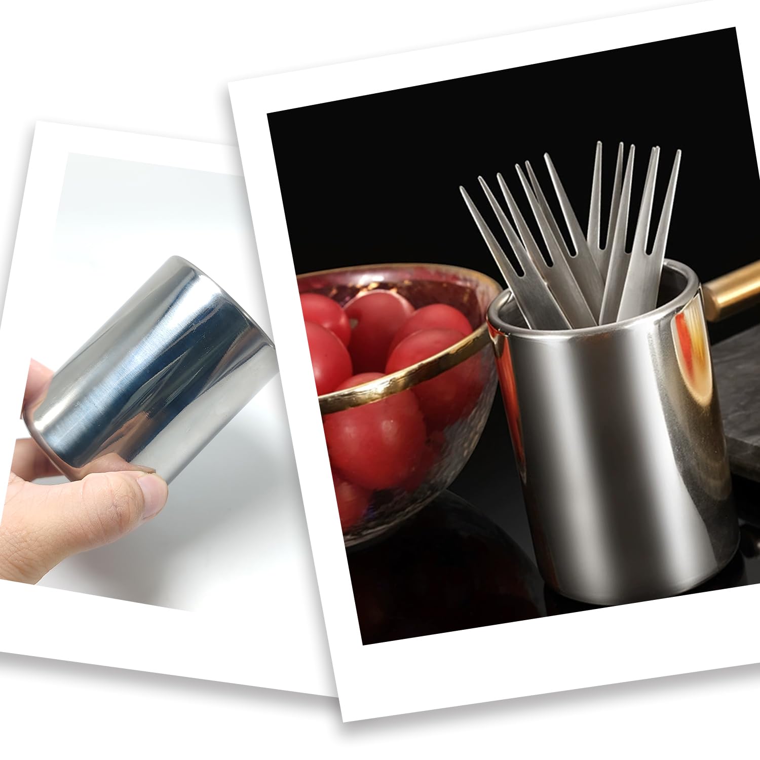 Elandy weight 87g stainless steel fork and utensil organizer