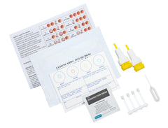 Eldoncard INC Blood Type Test kit components air sealed envelope