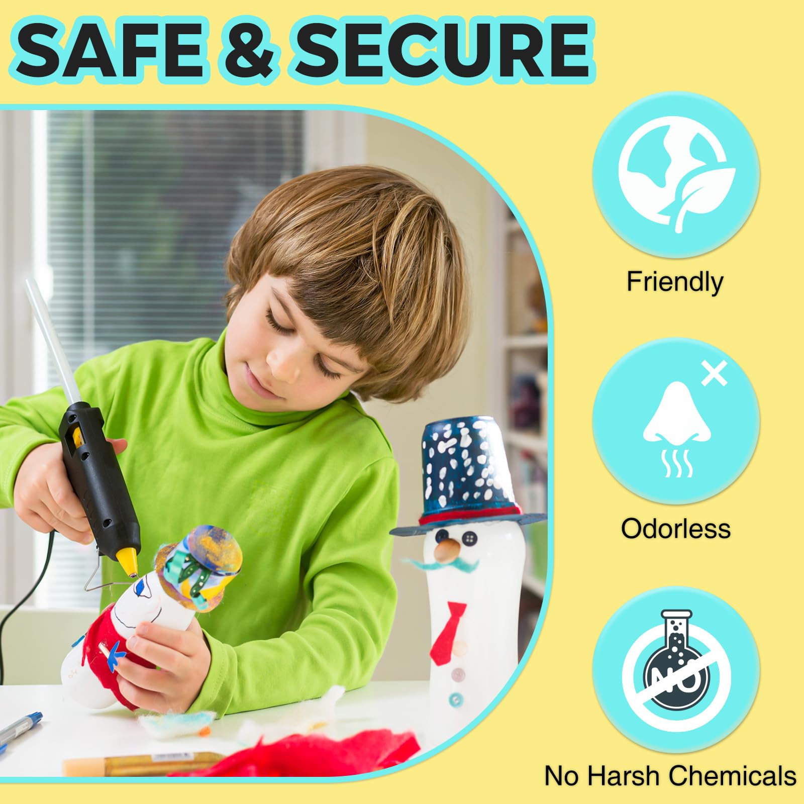 Glue sticks compatible with most mini glue guns
