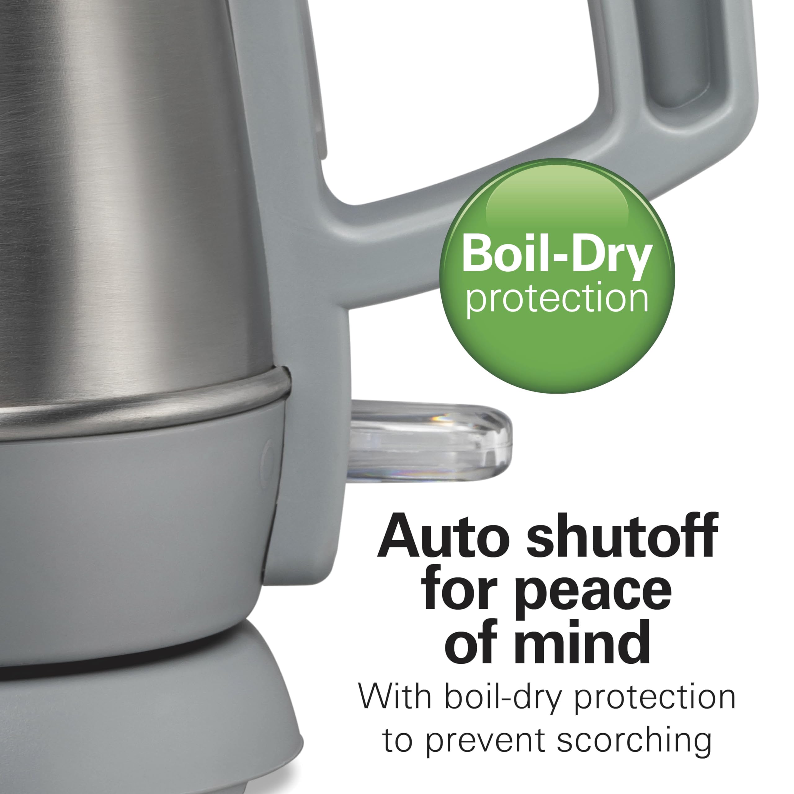 1 liter capacity cordless kettle for table side serving