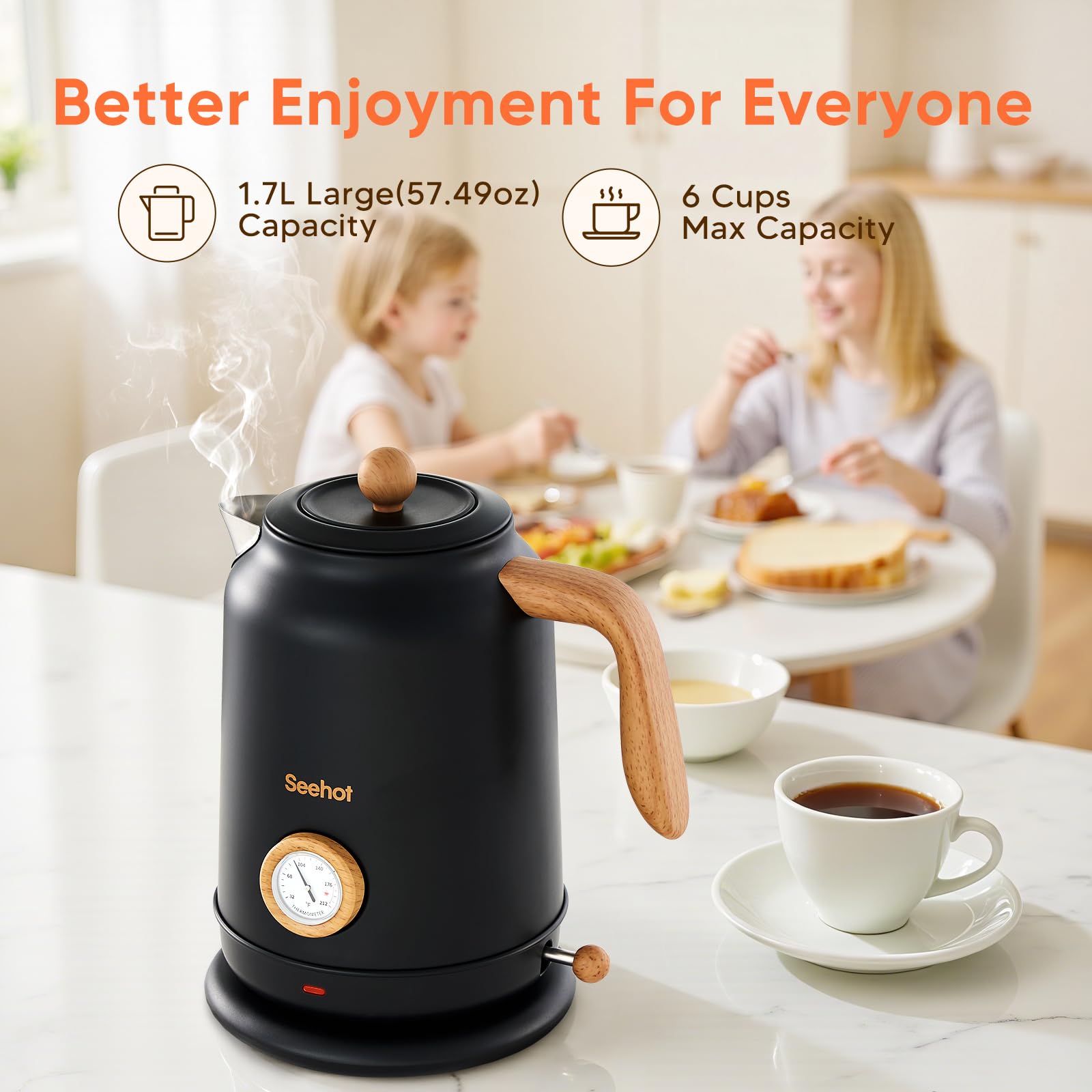 Electric Kettle auto shut-off safety feature