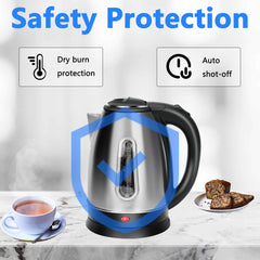 Kettle with 360 degree swivel base for cordless pouring