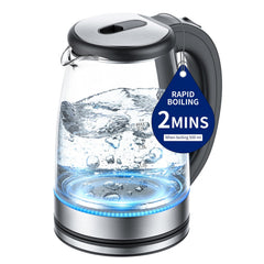 Electric Kettle Glass 2L with borosilicate glass body