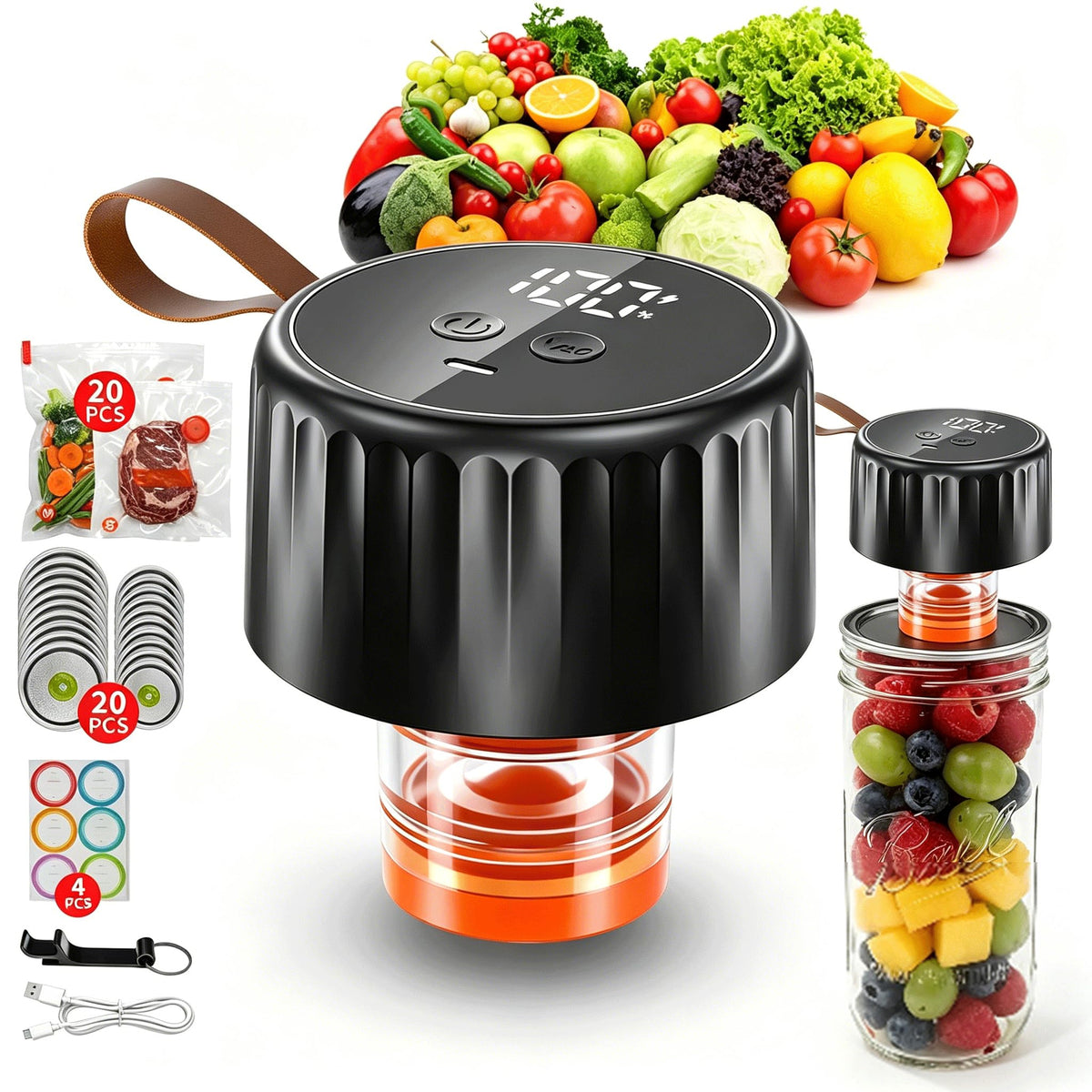 Electric Mason Jar Vacuum Sealer product image
