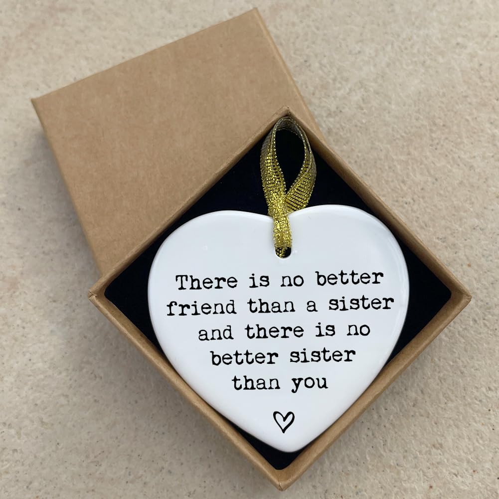 Gift for mothers friends or colleagues ceramic heart keepsake