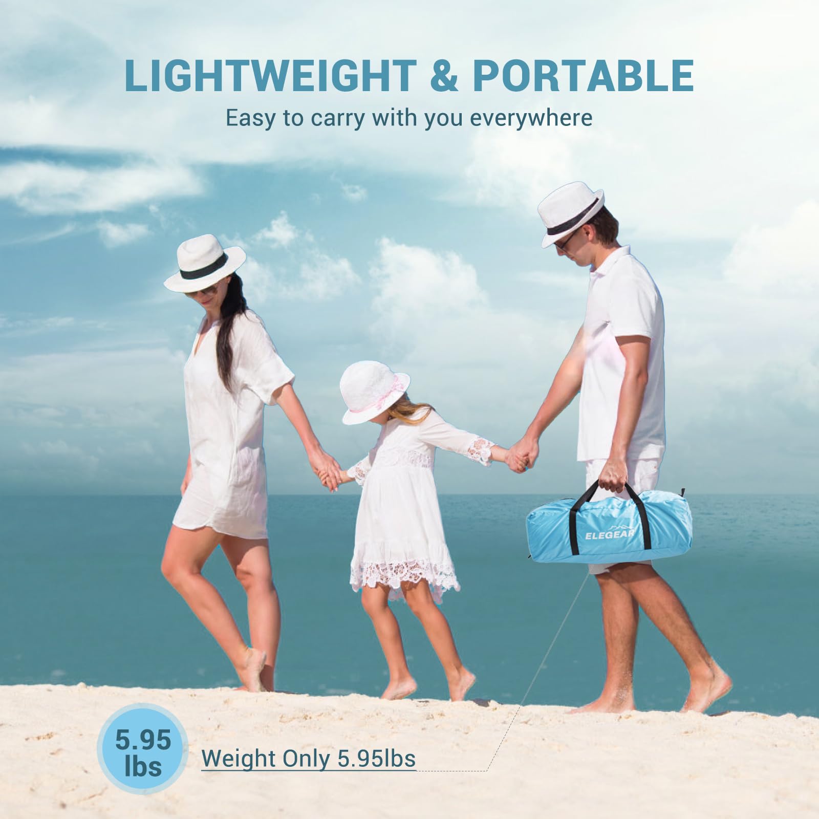 Compact portable foldable design for travel