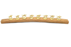 Elite Wine Racks bourbon barrel stave display front view