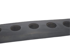 Black finish oak display by Elite Wine Racks