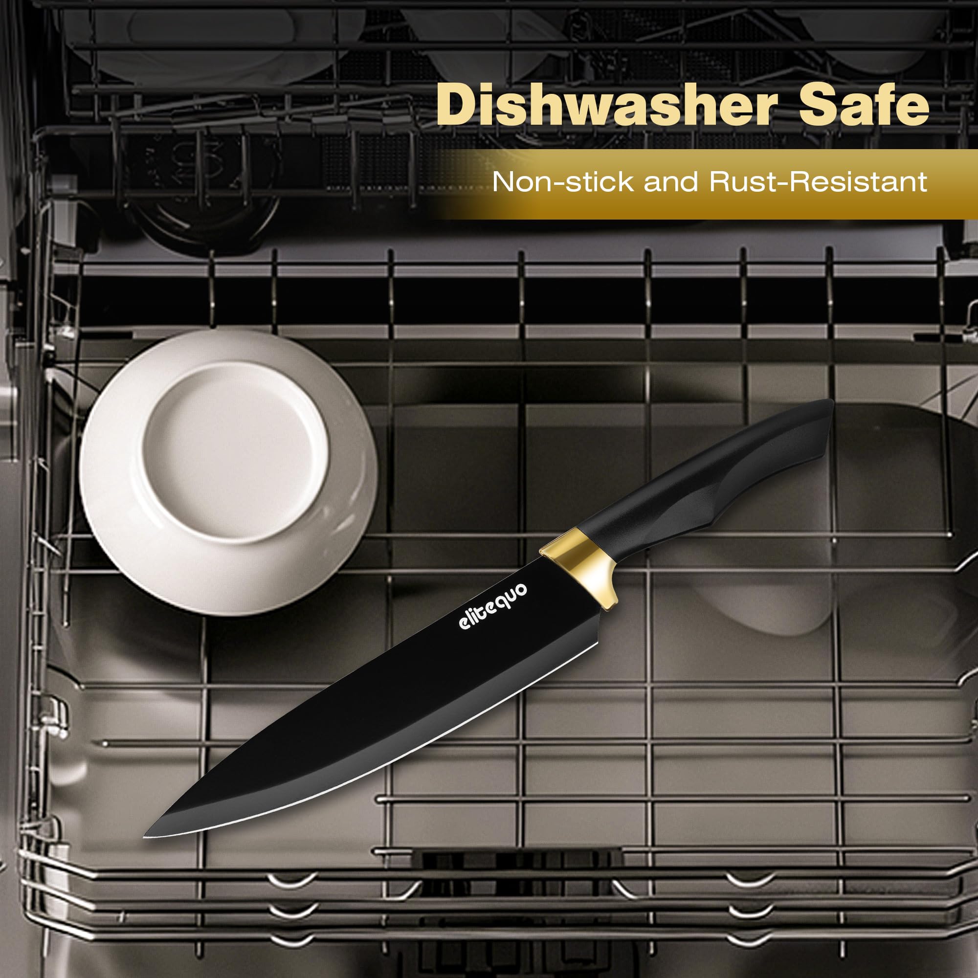 Gift packaging for Elitequo Night Flash Series knife set