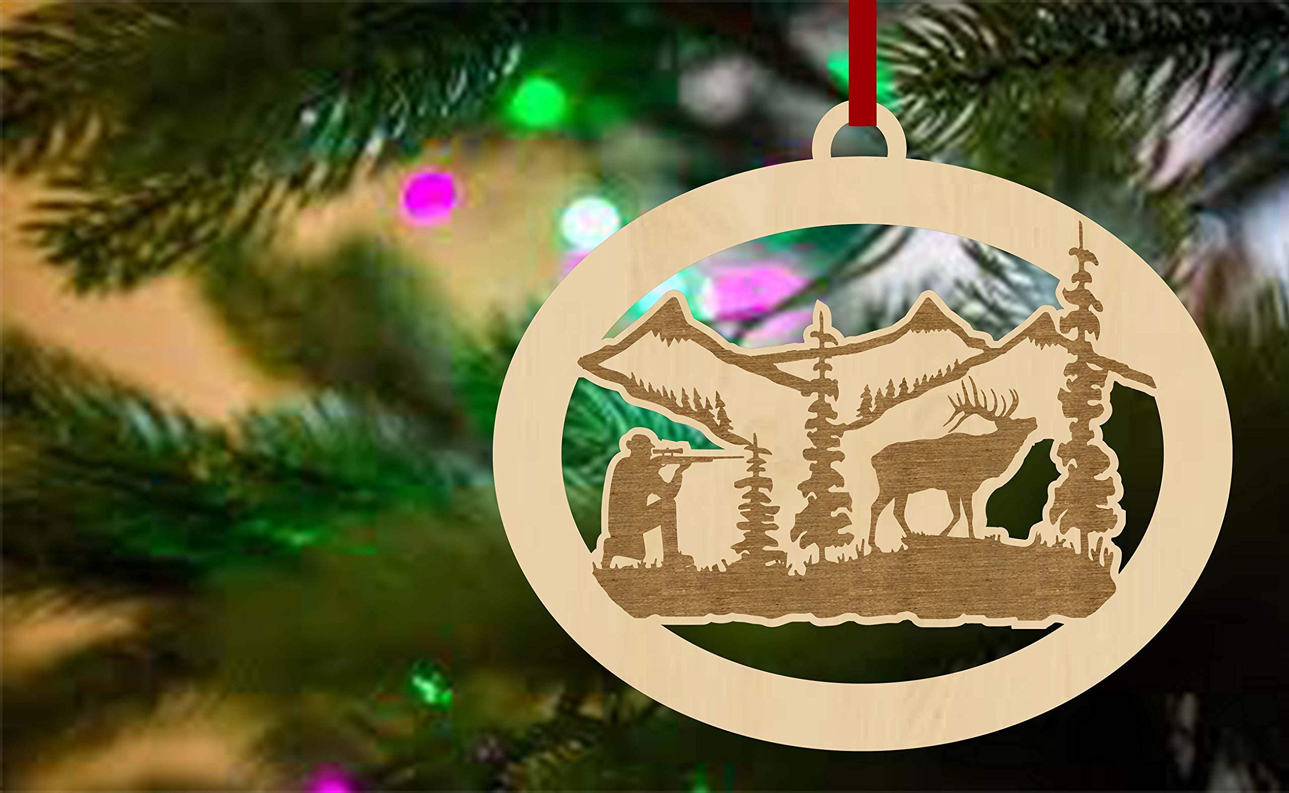 Elk hunting decor suitable for camping and gifts