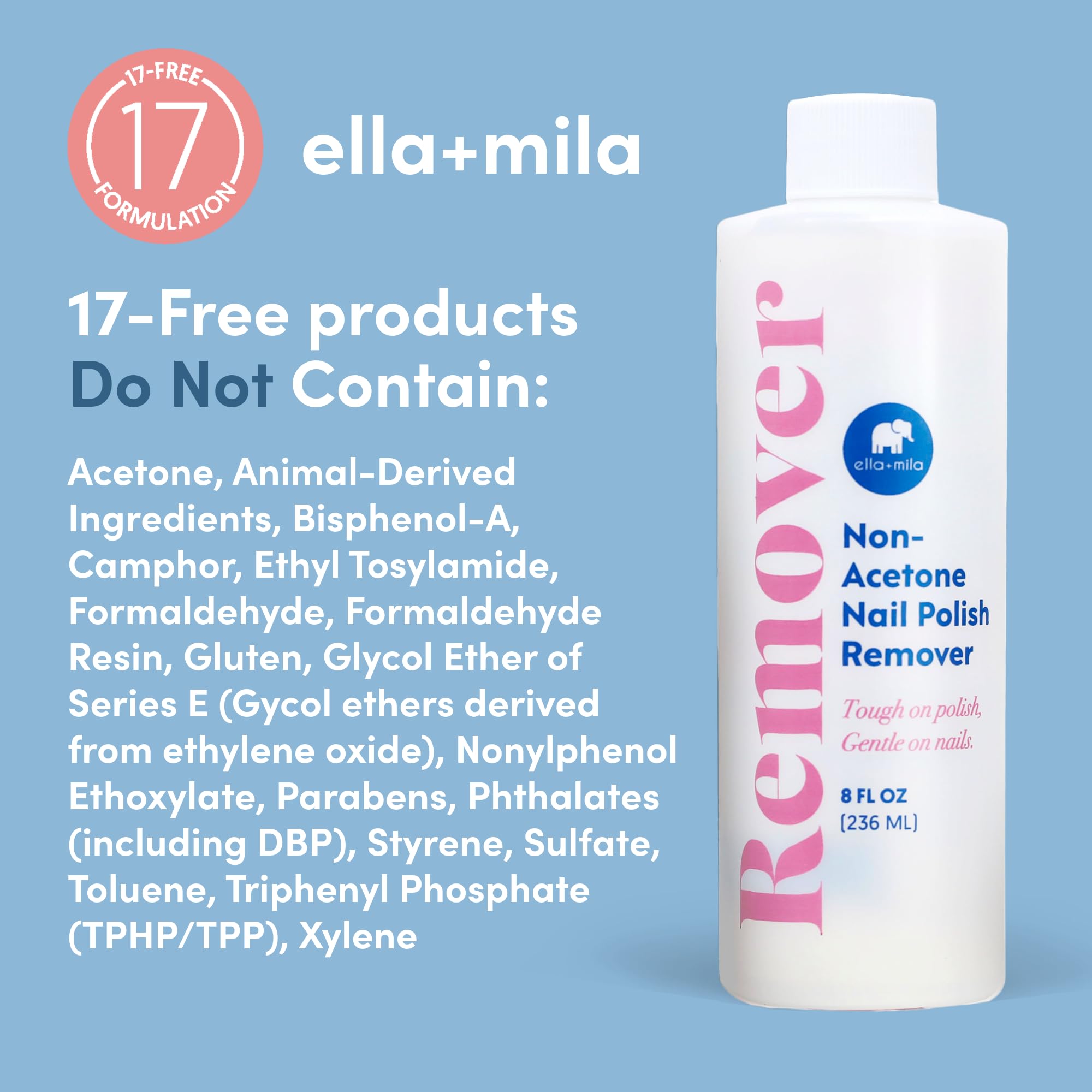 ella+mila instruction for using a soaked cotton pad