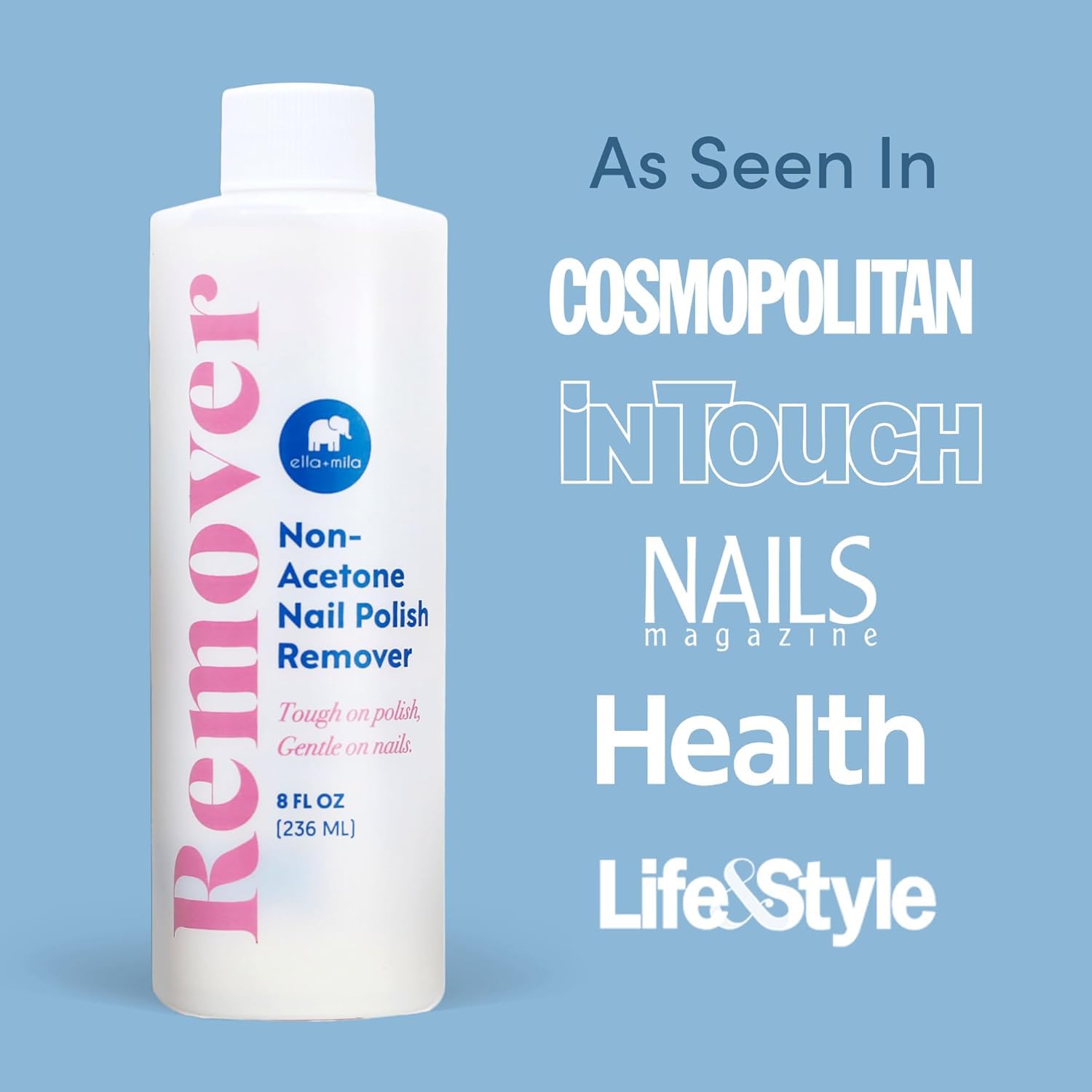 ella+mila non-toxic vegan cruelty-free remover USA-made