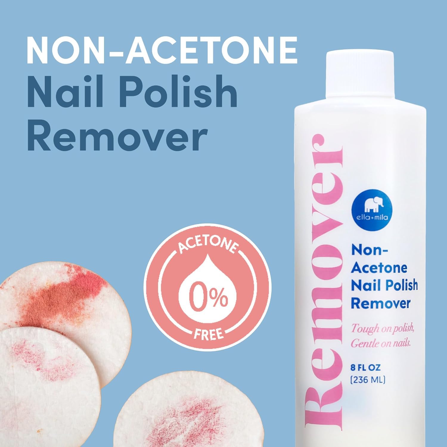 ella+mila remover for natural nails without drying