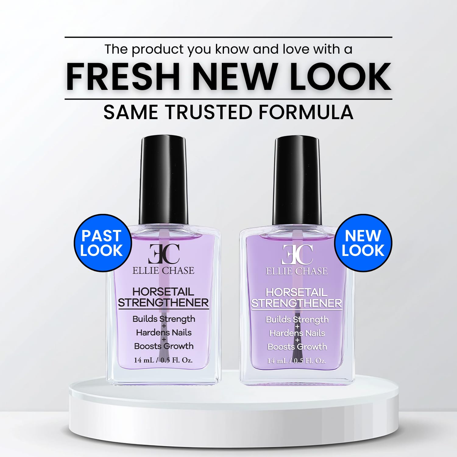 Ellie Chase Horsetail Nail Strengthener label close up