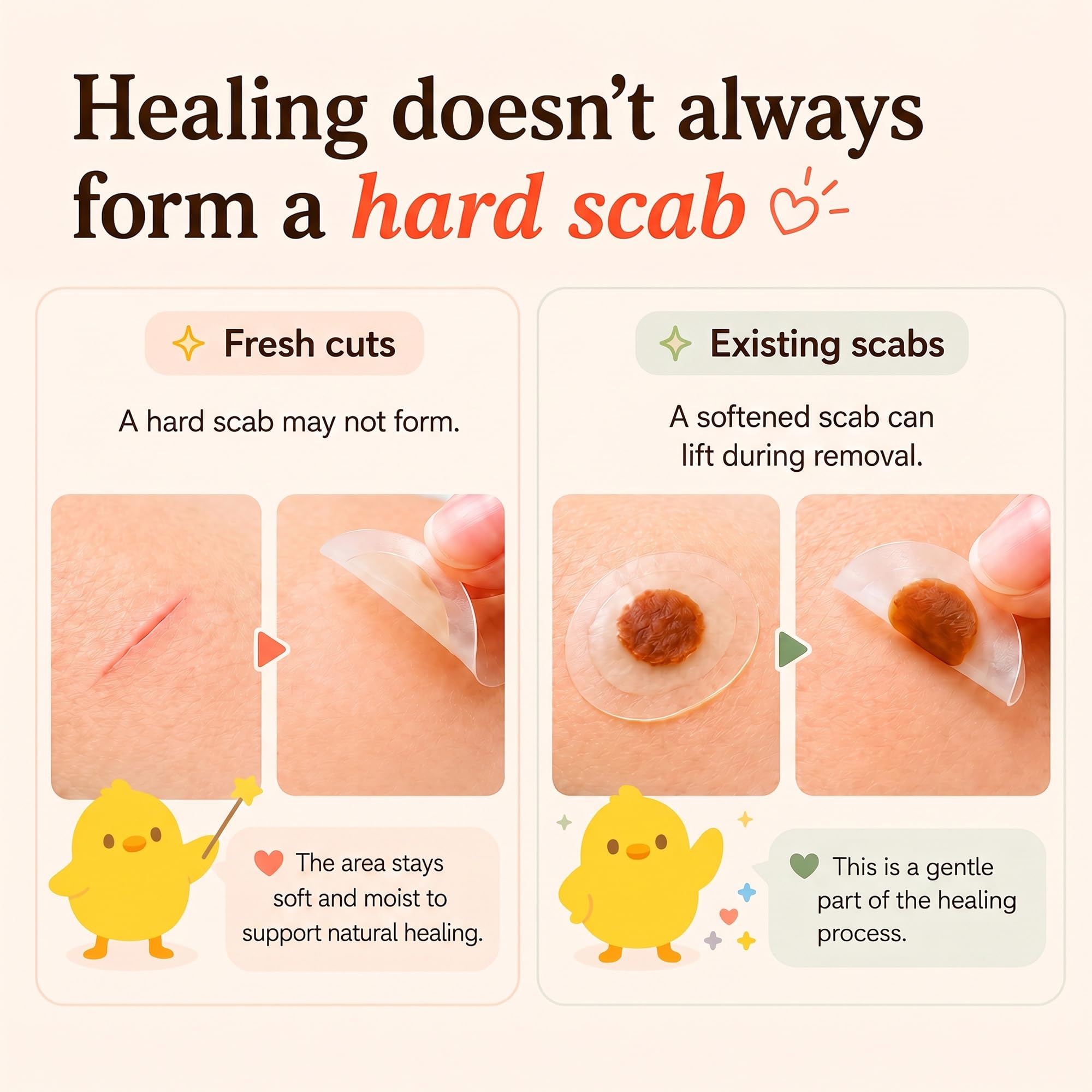 Kissprinkle MoistureBand 4 piece rectangle hydrocolloid dressing image