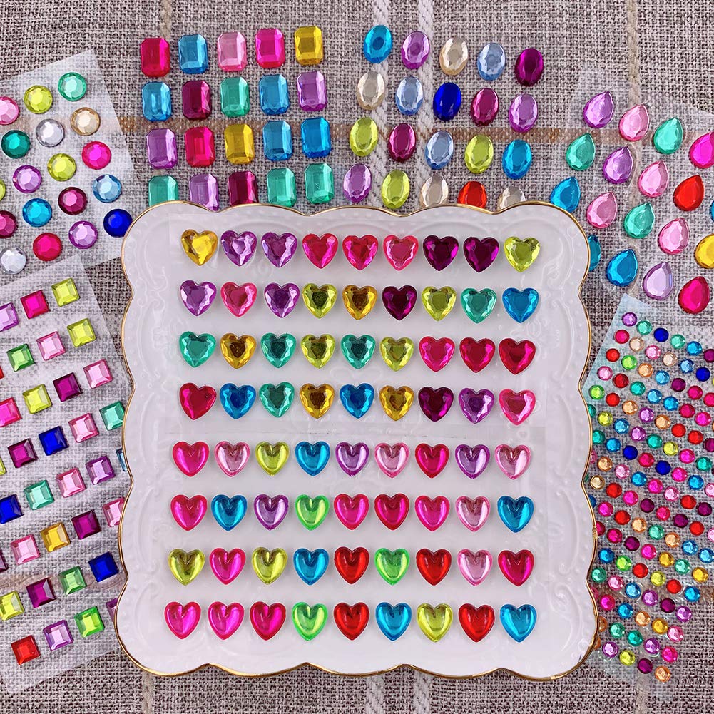 Water drop 14x10mm jewel sticker variety