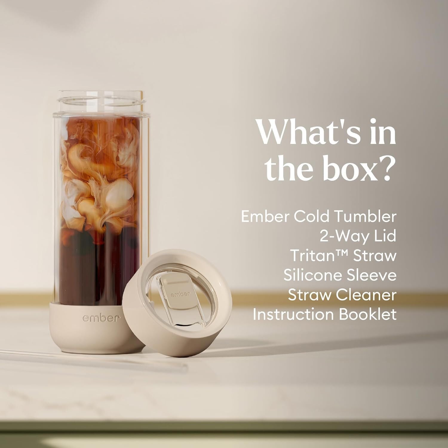 Ember 16oz to-go ice coffee tumbler product image variations
