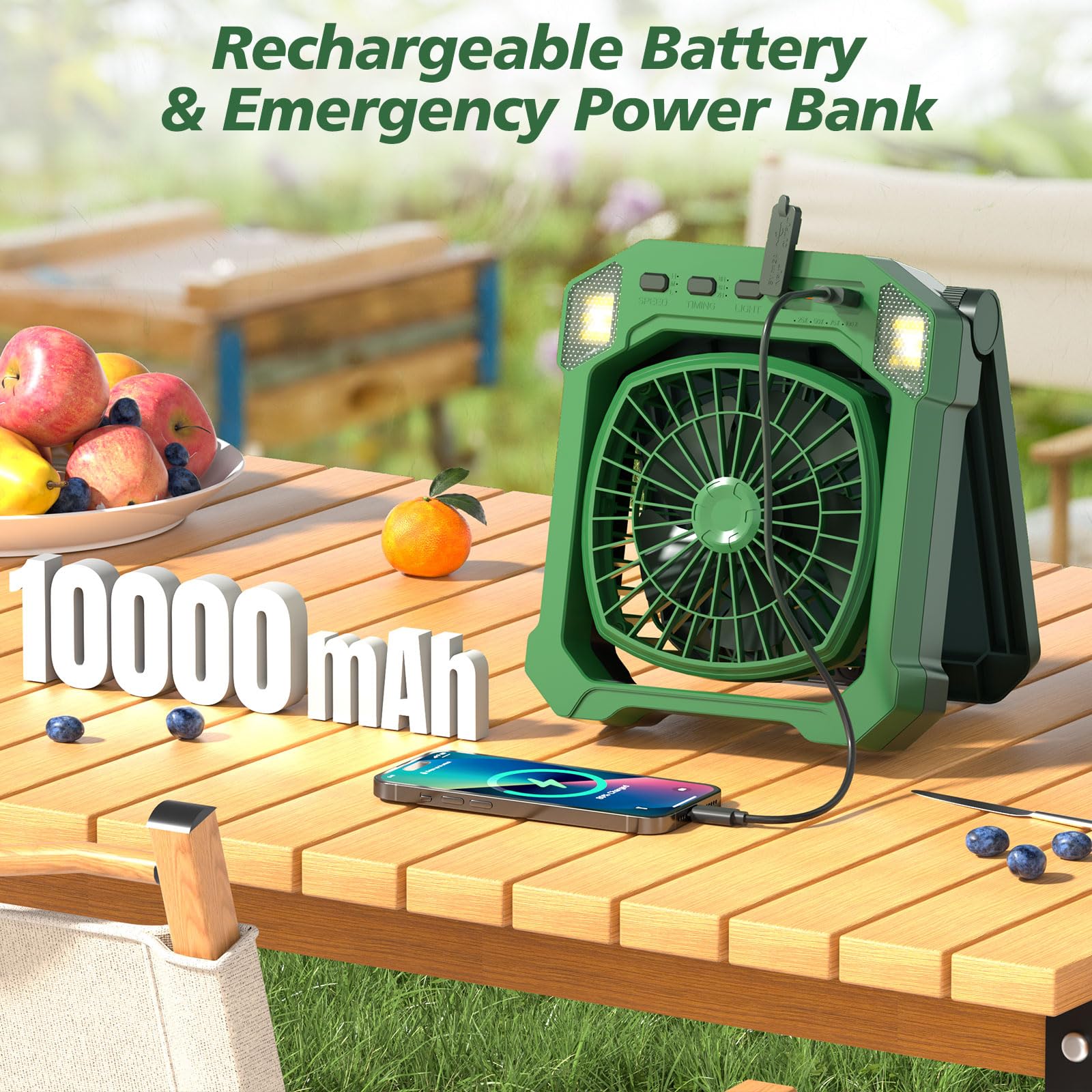 emergency survival fan for power outages