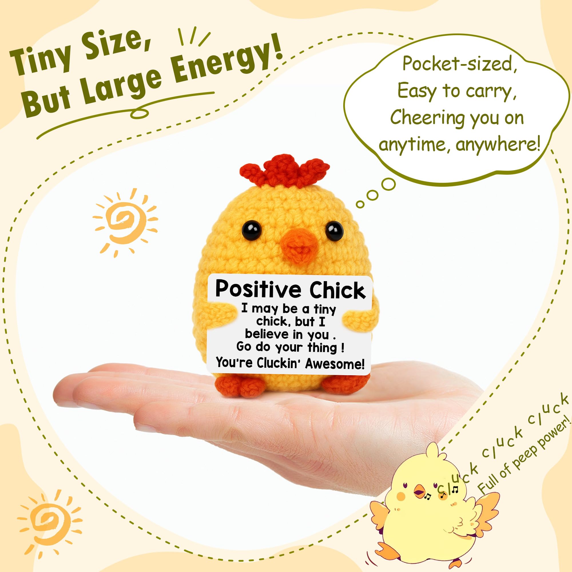 Encouragement gift for spring milestones chick
