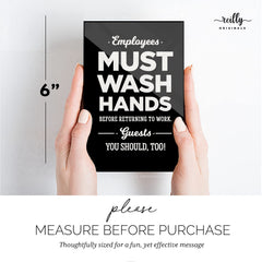 Premium material with glass-like look sign display