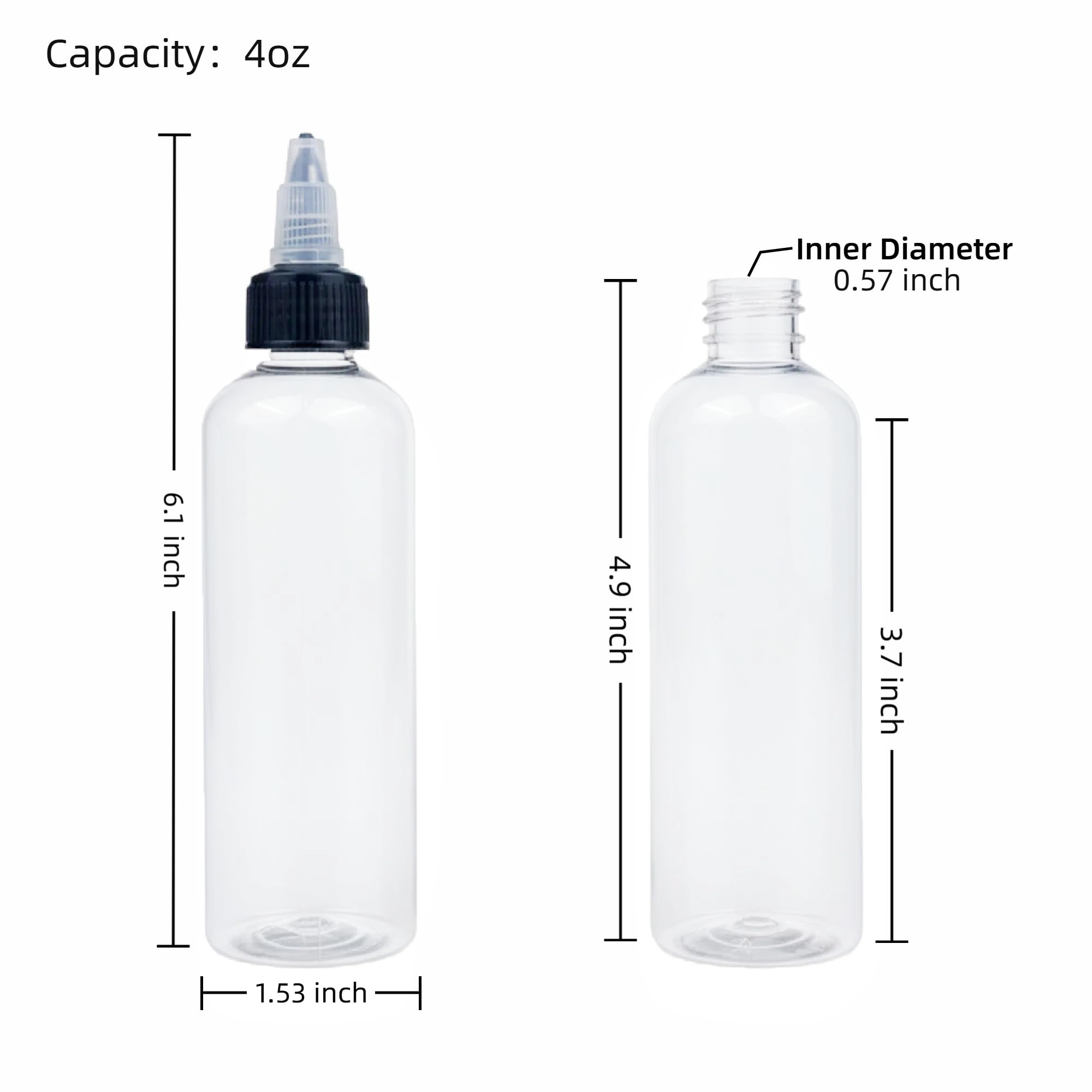 50 empty dispensing bottles for oils and sauces