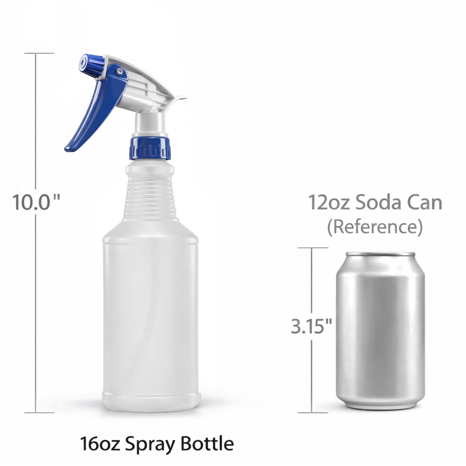 Bar5F 16 oz spray bottle with NBR gasket for chemical resistance