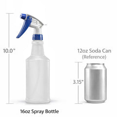 Bar5F 16 oz spray bottle with NBR gasket for chemical resistance