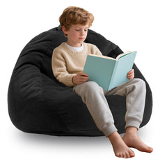 ENBAOHUI 3ft memory foam bean bag chairs beige
