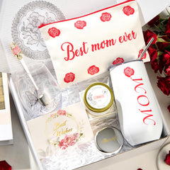 Stainless steel straw included with gift set