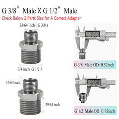 1/2 to 3/8 compression adapter brass ENCMY