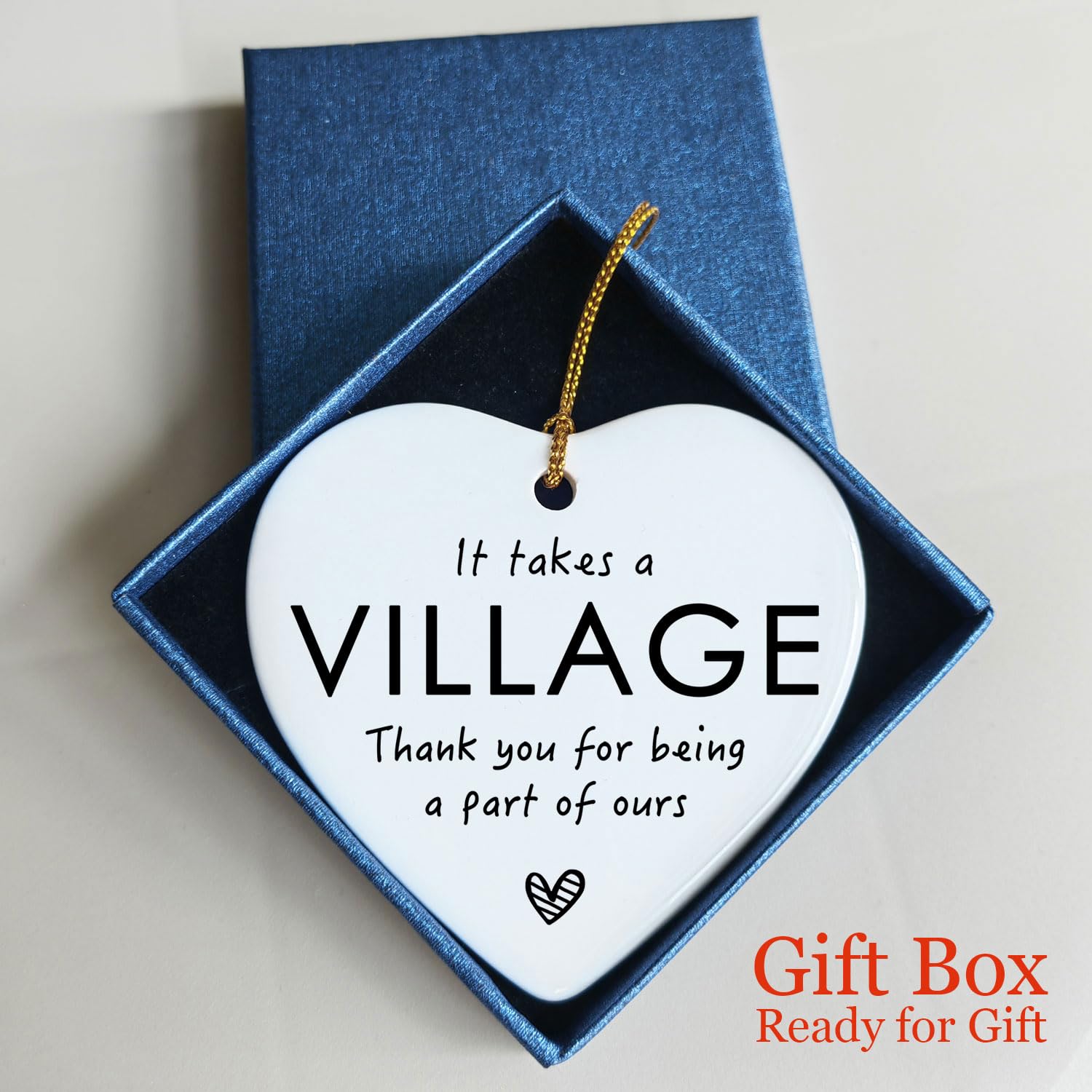 End of term ornament gift for friends and mentors