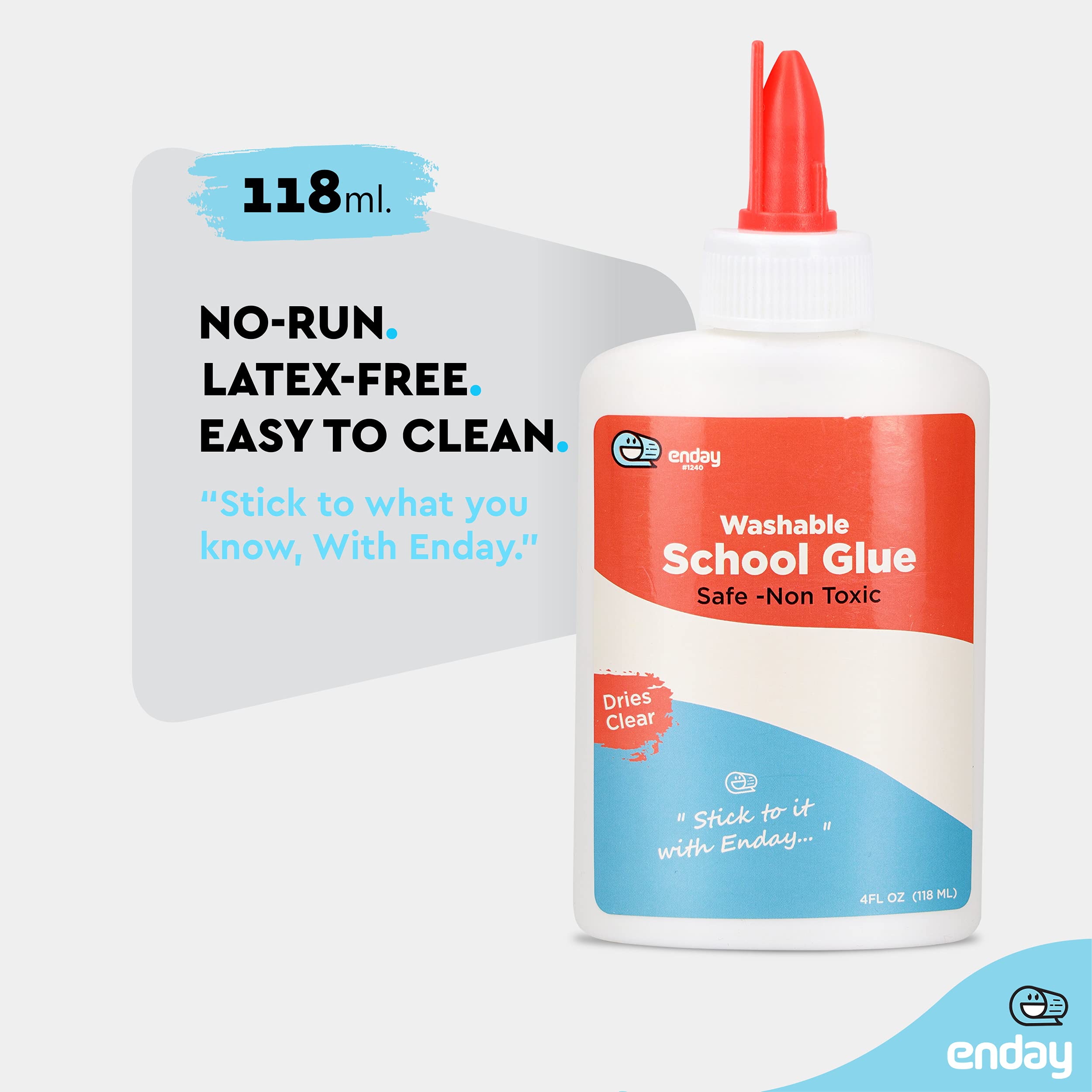 Enday slime crafts glue can be colored or glittered