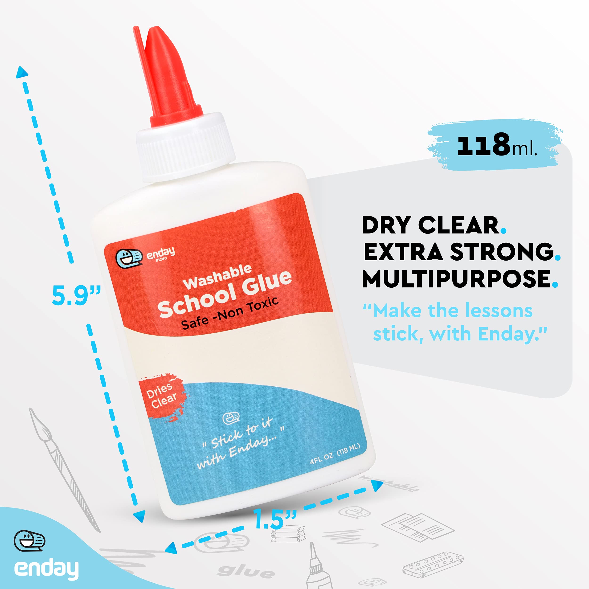 No-run formula provides strong bond Enday glue