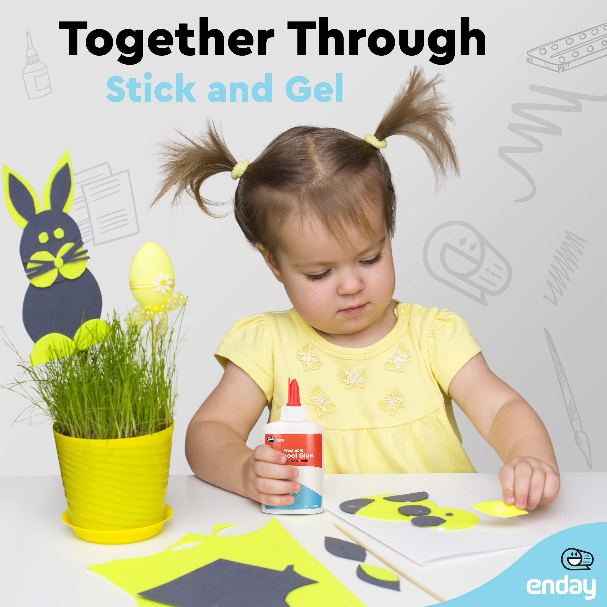 Non-toxic washable glue by Enday